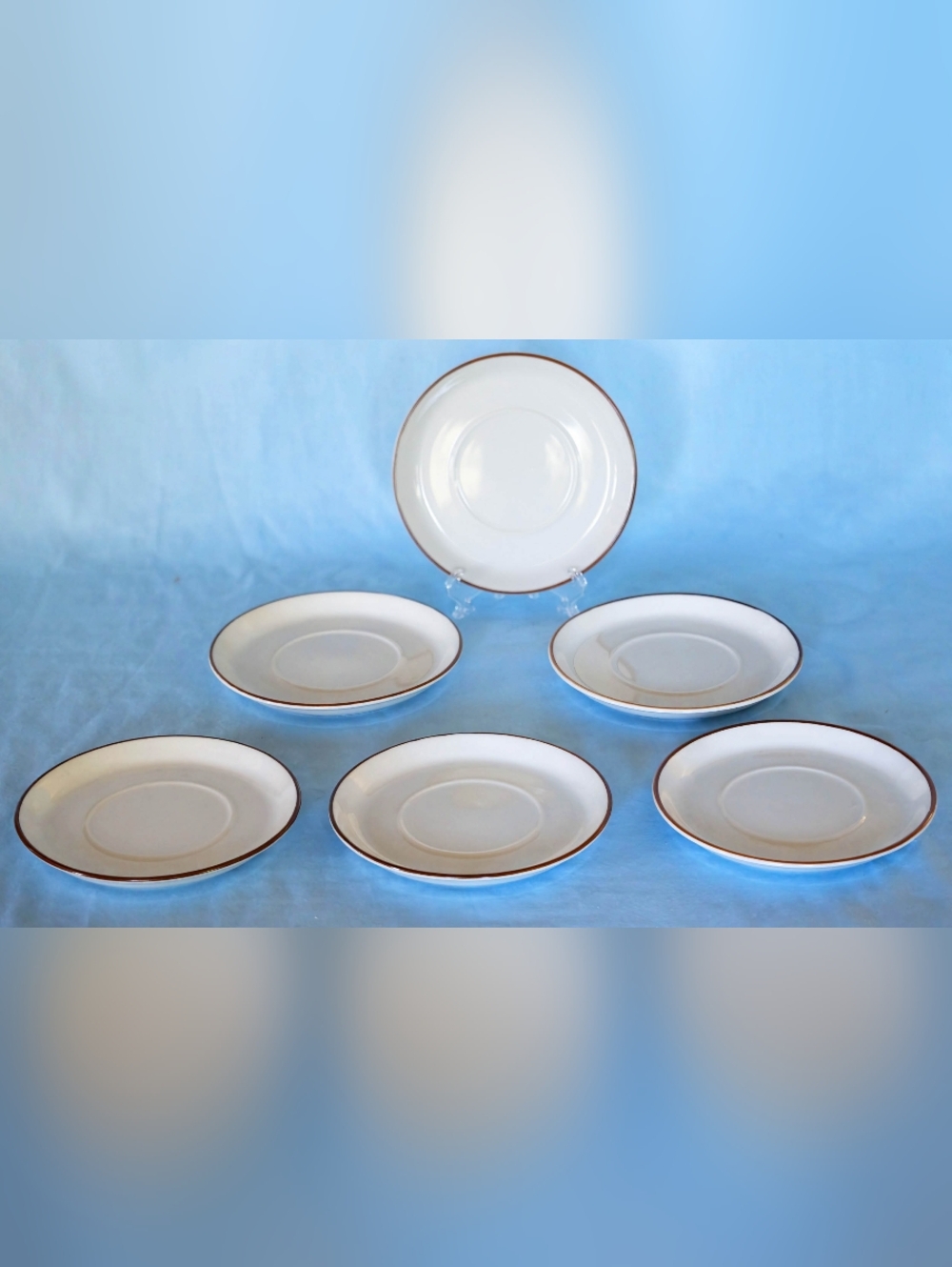 Beautiful Saucers Made In Korea 6 Sets